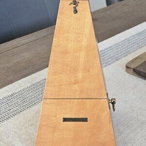 Vintage Seth Thomas Metronome De Maelzel Wood Wind up Music Timer.